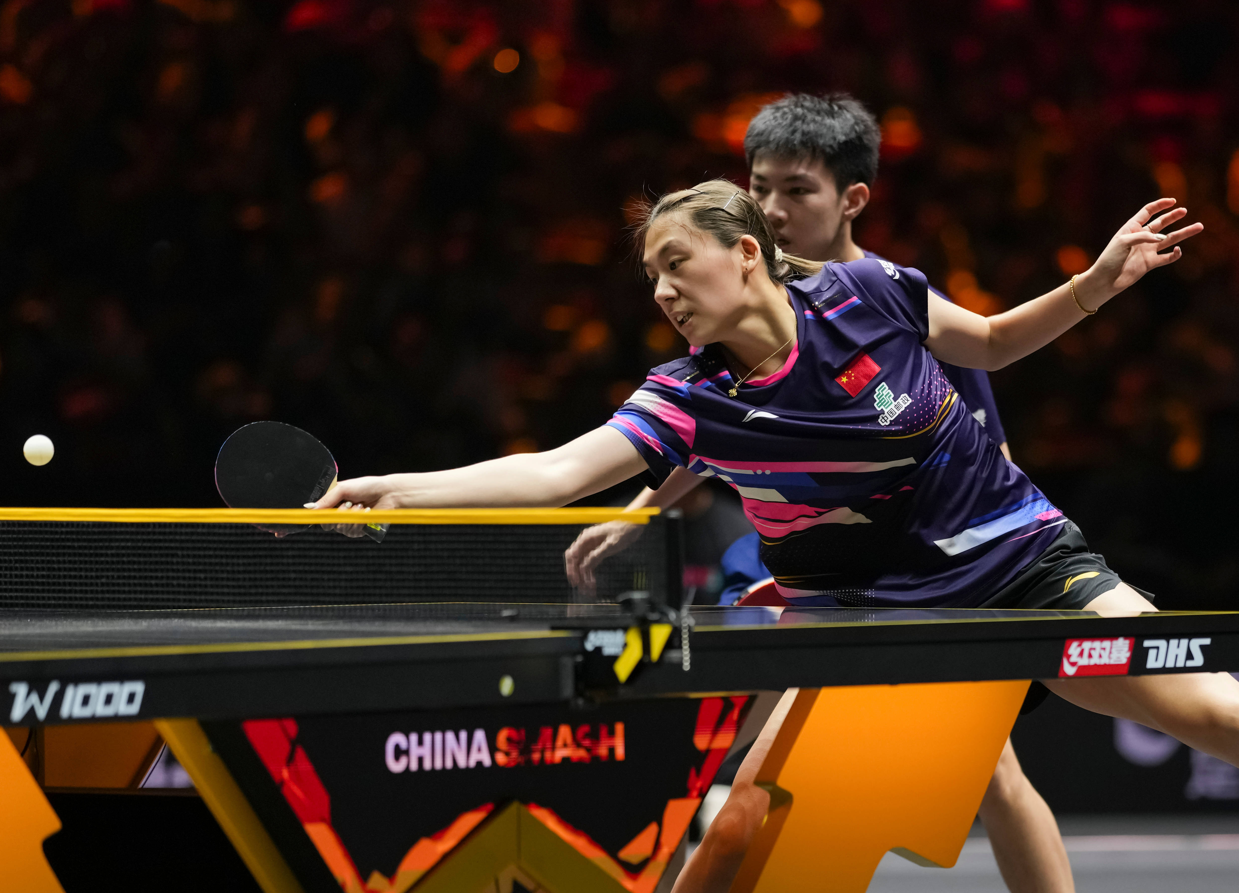 （体育）乒乓球——WTT中国大满贯赛：黄友政/陈熠晋级混双四强